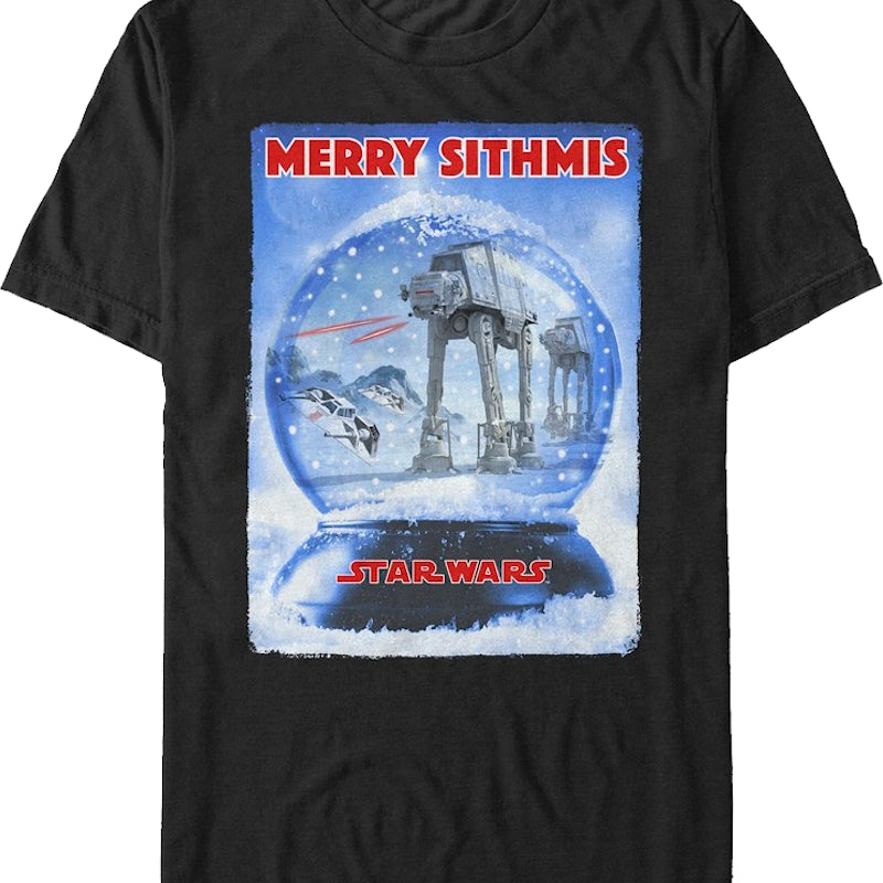 Battle of Hoth Snow Globe Star Wars T-Shirt