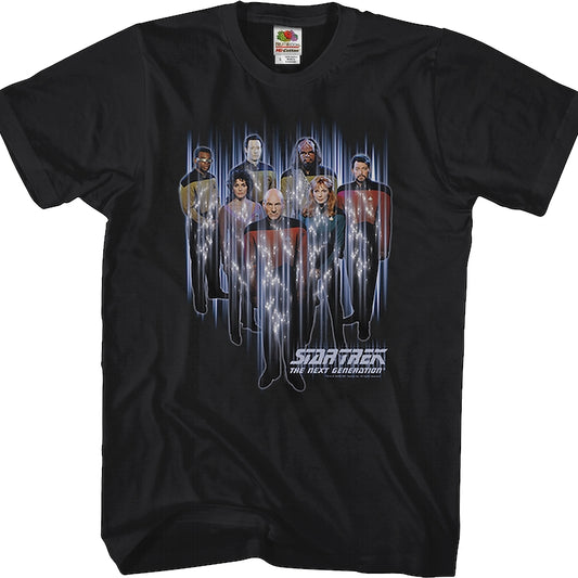 Beaming Up Star Trek The Next Generation T-Shirt