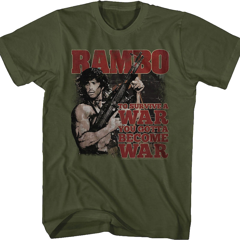 Become War Rambo T-Shirt