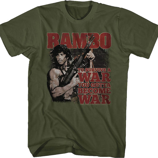 Become War Rambo T-Shirt