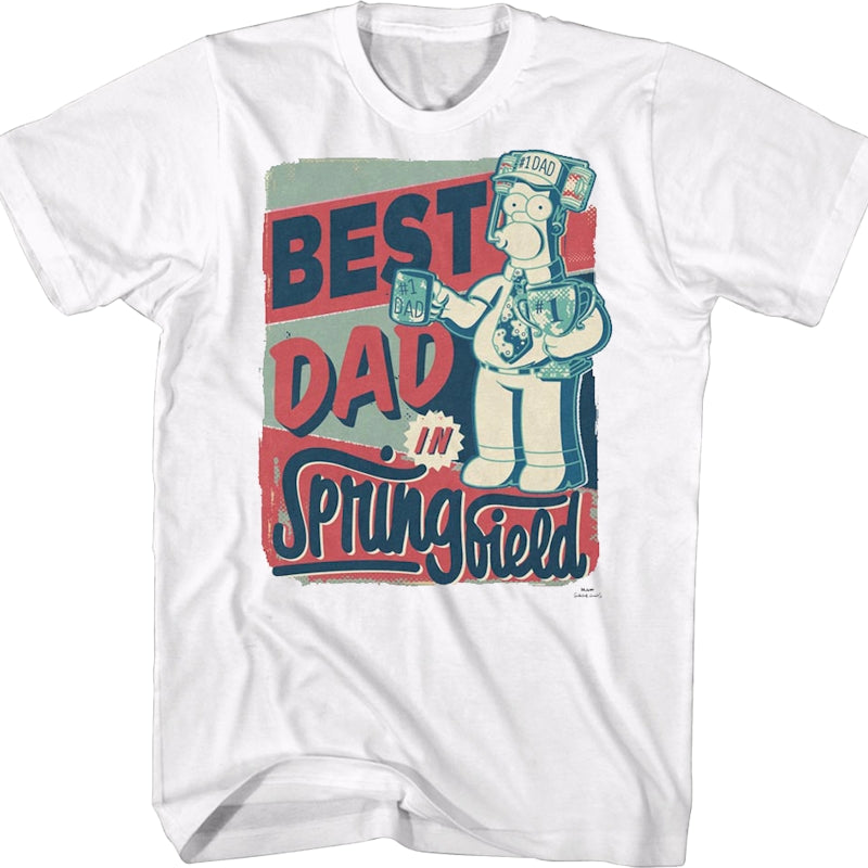 Best Dad In Springfield The Simpsons T-Shirt