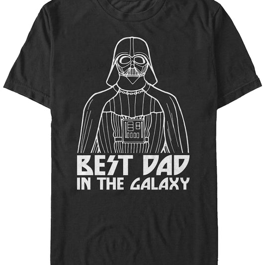 Best Dad In The Galaxy Star Wars T-Shirt