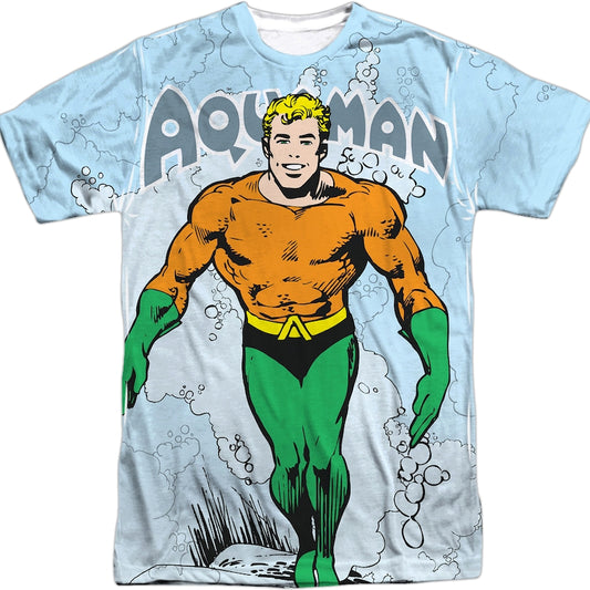 Big Print Aquaman T-Shirt