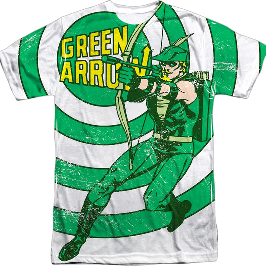 Big Print Green Arrow DC Comics T-Shirt