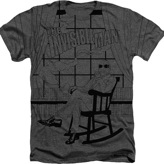 Big Print Invisible Man T-Shirt