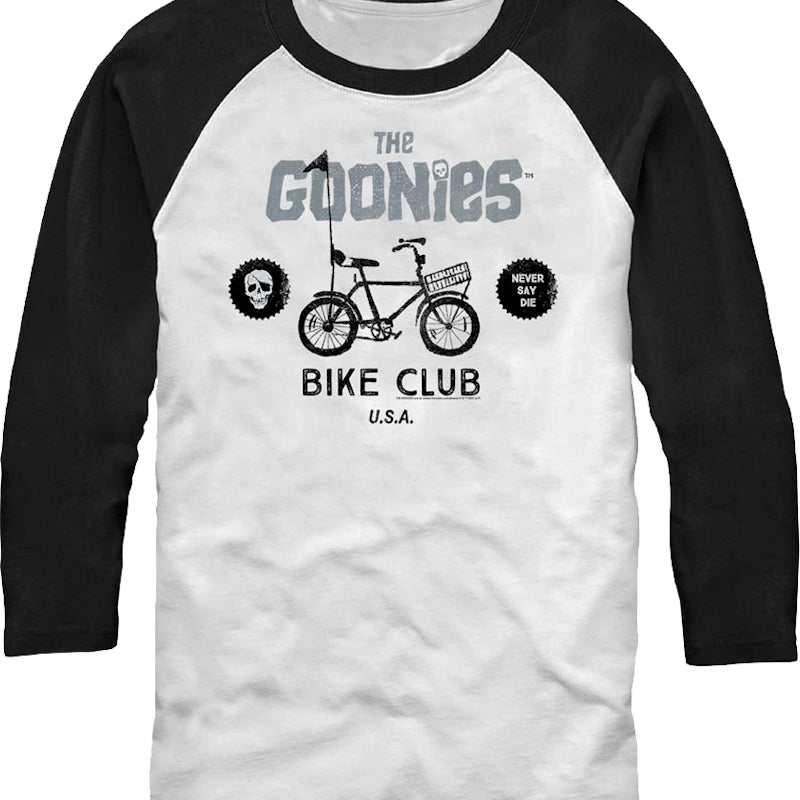Bike Club Goonies Raglan Baseball Shirt
