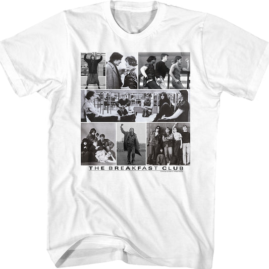 Black and White Collage Breakfast Club T-Shirt