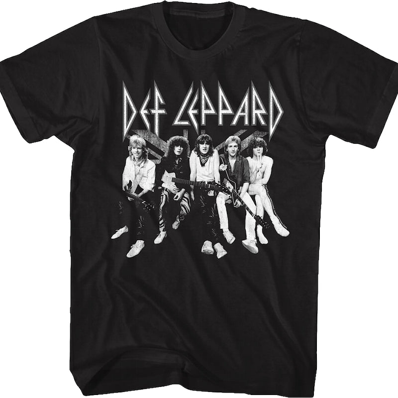 Black and White Def Leppard T-Shirt