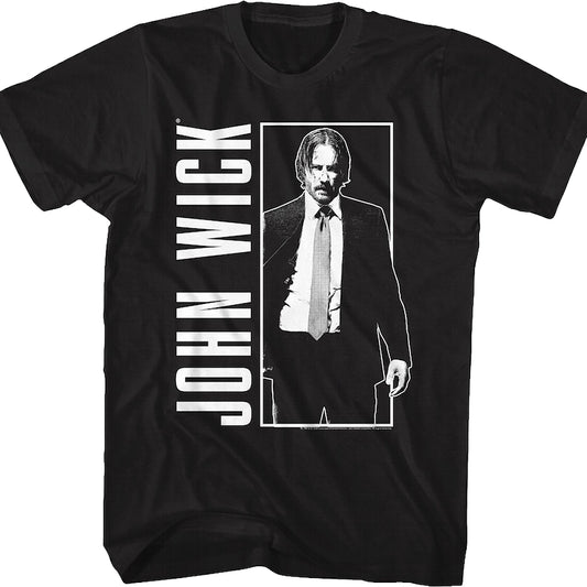 Black And White John Wick T-Shirt