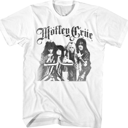 Black and White Motley Crue T-Shirt