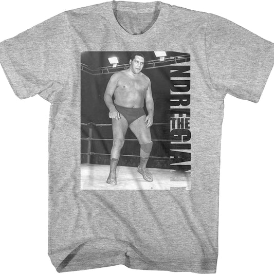 Black And White Photo Andre The Giant T-Shirt