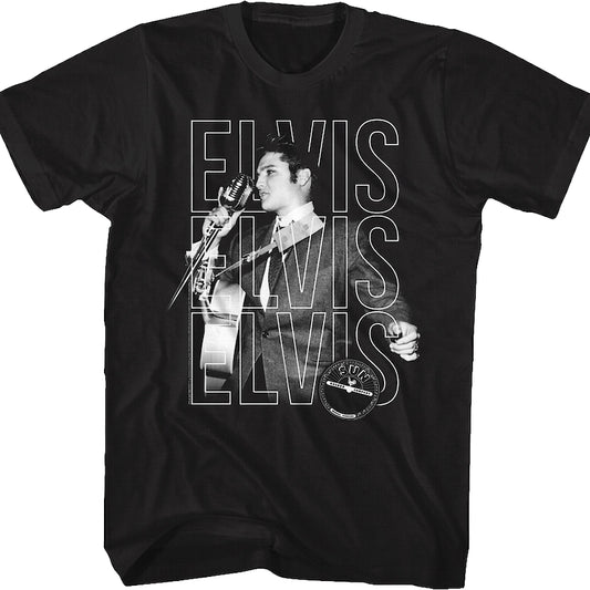 Black And White Photo Elvis Presley T-Shirt