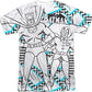 Black and White Sketch Batman and Robin T-Shirt
