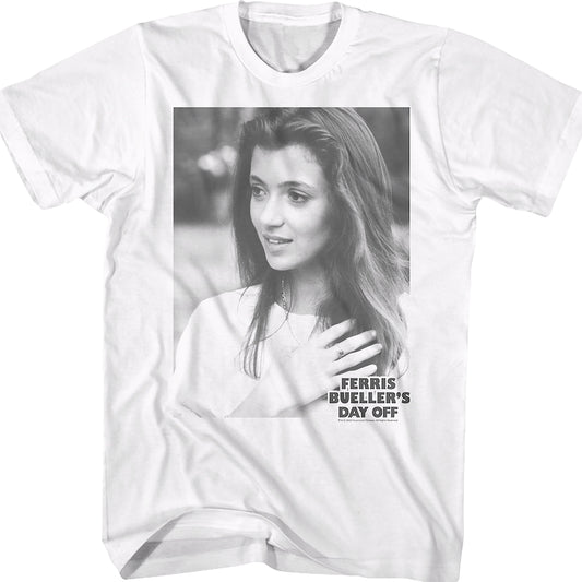 Black And White Sloan Peterson Ferris Bueller's Day Off T-Shirt