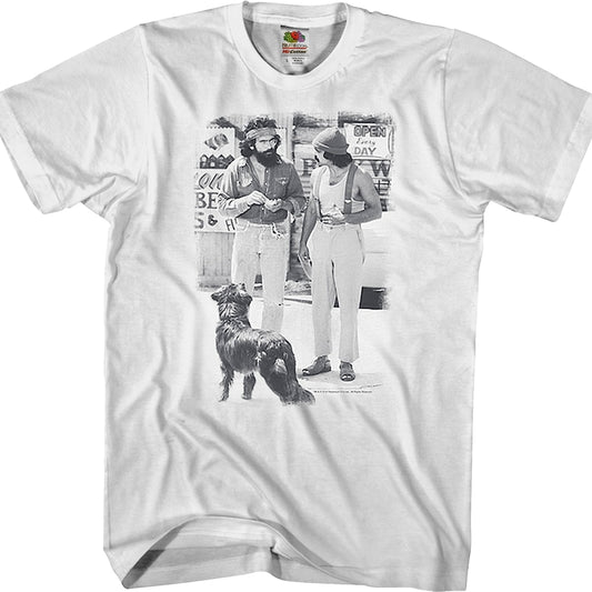 Black And White Up In Smoke Cheech And Chong T-Shirt