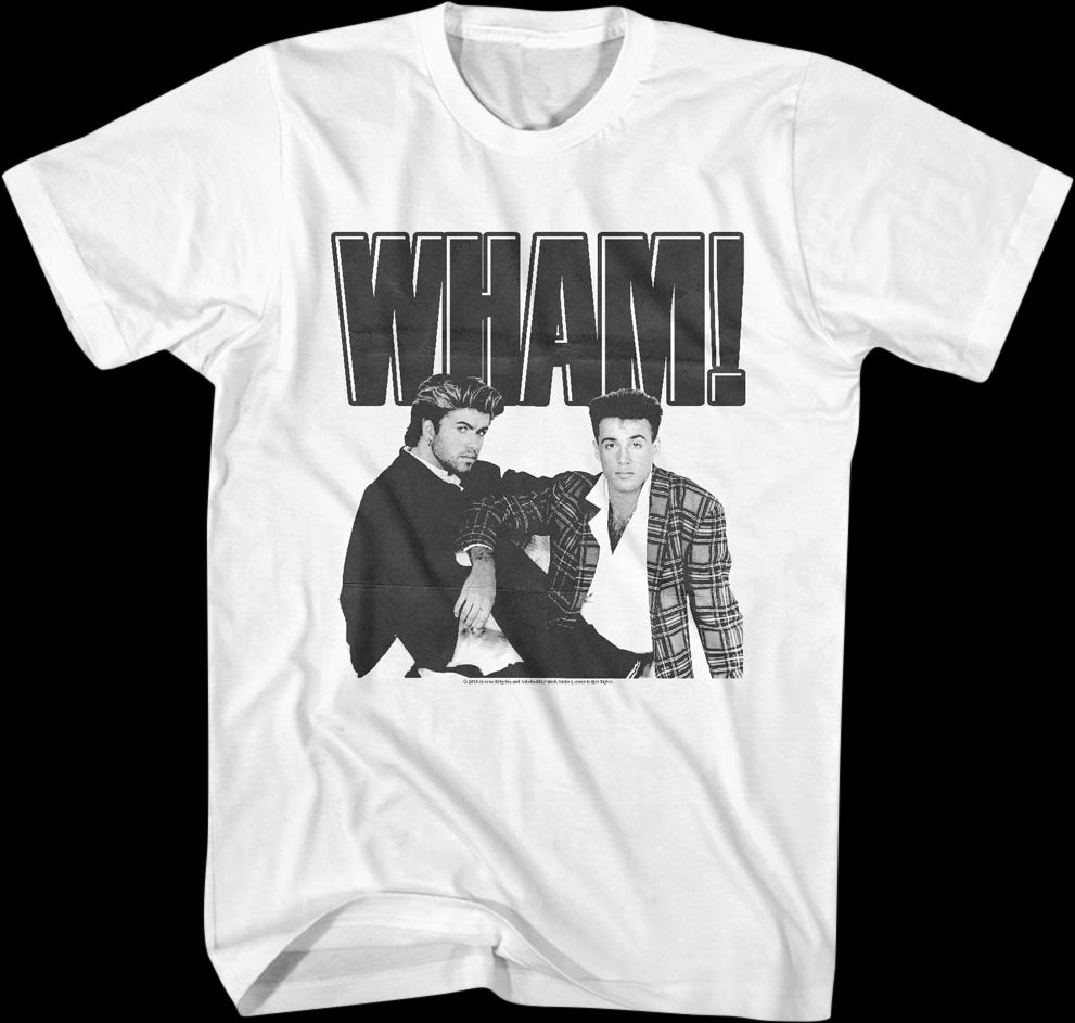 Black and White Wham T-Shirt