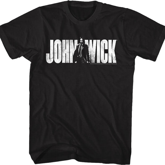 Black Distressed John Wick T-Shirt