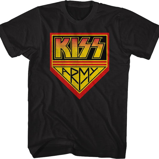 Black KISS Army T-Shirt