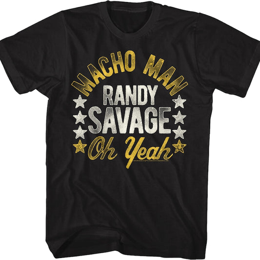 Black Macho Man Randy Savage Oh Yeah Shirt