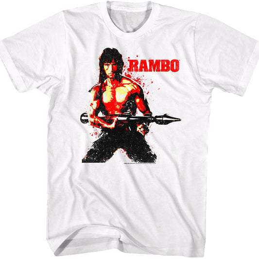 Blood Splattered Rambo T-Shirt