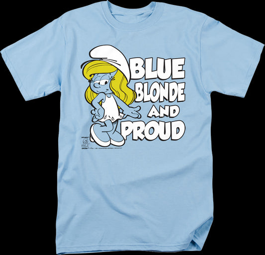 Blue Blonde And Proud Smurfs T-Shirt