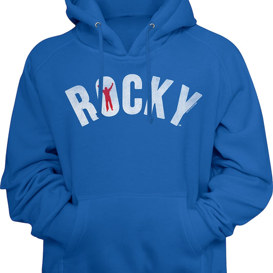 Blue Logo Rocky Hoodie