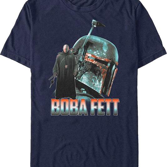 Boba Fett Collage The Mandalorian Star Wars T-Shirt