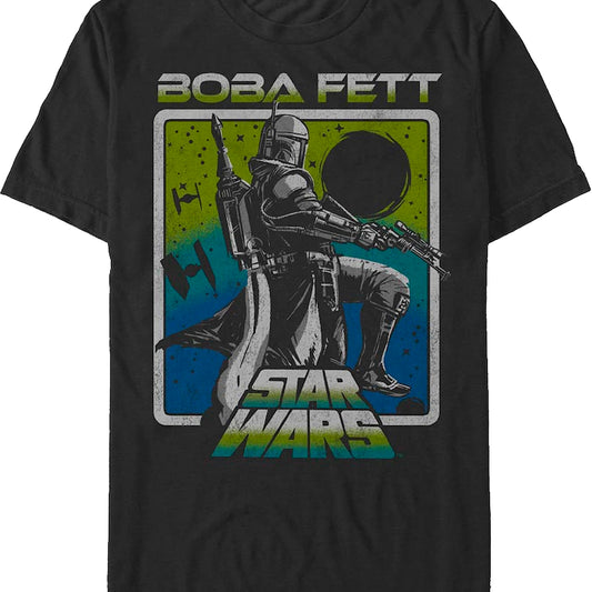 Boba Fett Galactic Bounty Hunter Star Wars T-Shirt