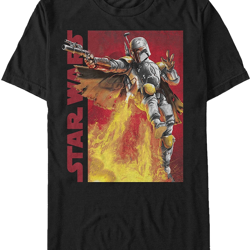 Boba Fett Jetpack Star Wars T-Shirt