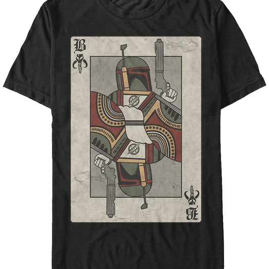 Boba Fett Playing Card T-Shirt