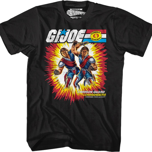 Box Art Crimson Guard Commanders GI Joe T-Shirt