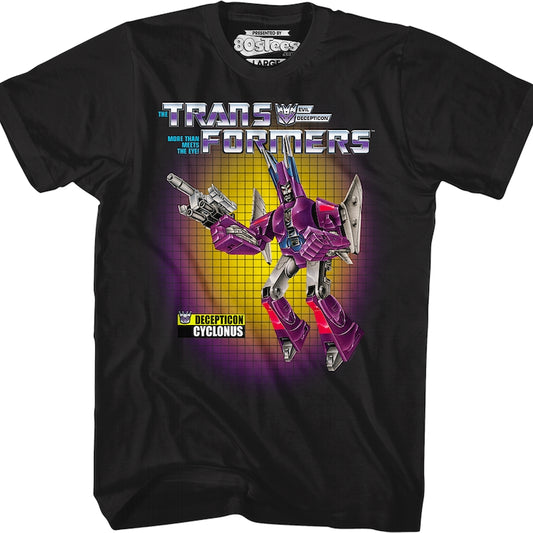 Box Art Cyclonus Transformers T-Shirt