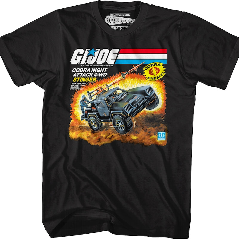 Box Art Stinger GI Joe T-Shirt