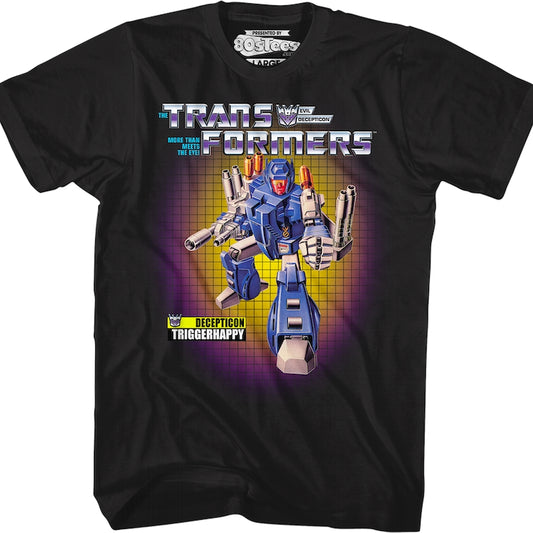 Box Art Triggerhappy Transformers T-Shirt