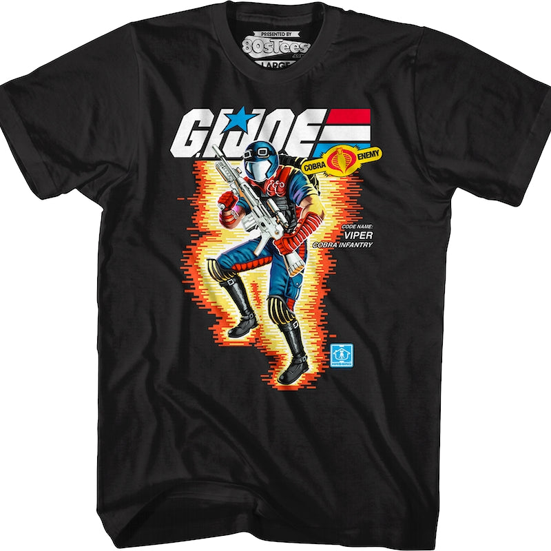 Box Art Viper GI Joe T-Shirt