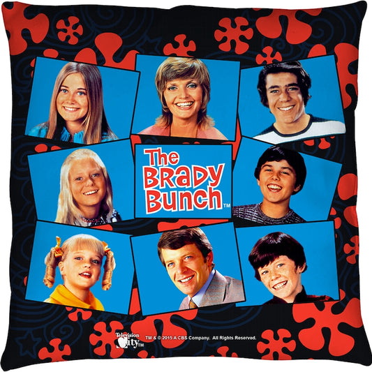 Brady Bunch Throw Pillow