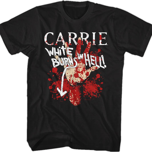 Burns In Hell Carrie T-Shirt