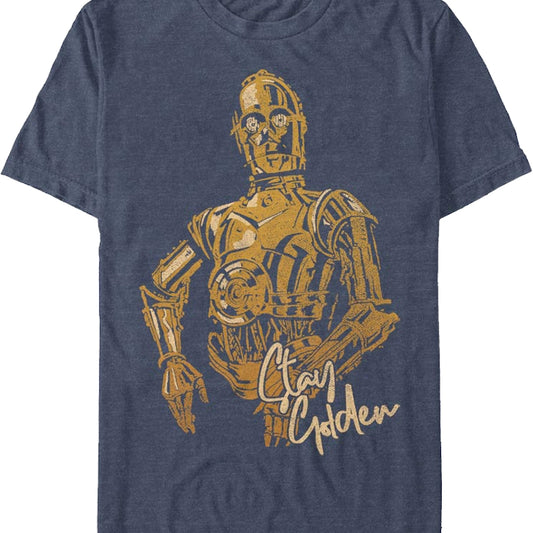 C-3PO Stay Golden Star Wars T-Shirt