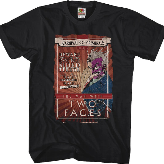 Carnival of Criminals Two-Face Batman T-Shirt