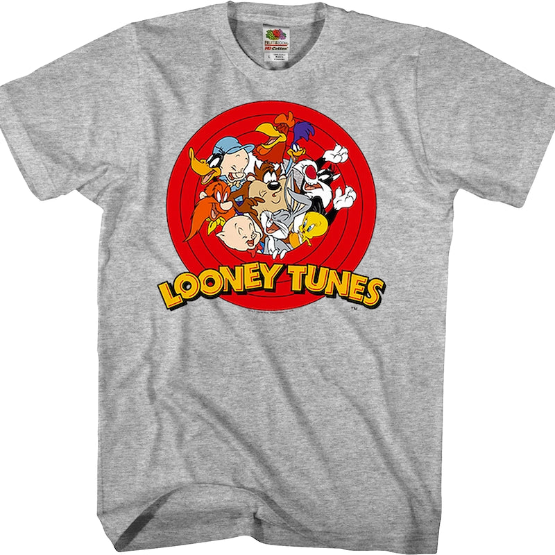 Cast And Logo Looney Tunes T-Shirt