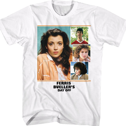 Cast Collage Ferris Bueller's Day Off T-Shirt