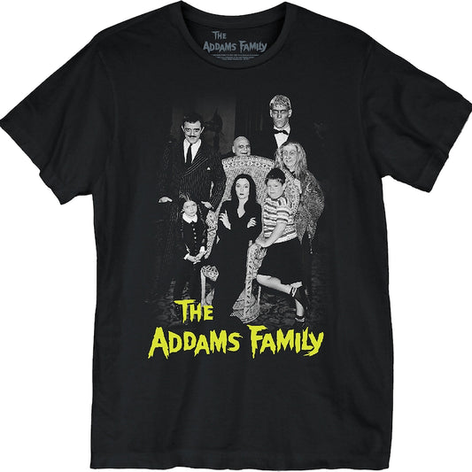Cast Photo Addams Family T-Shirt
