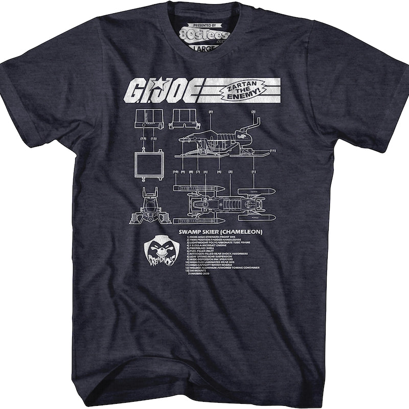 Chameleon Instruction Manual GI Joe T-Shirt