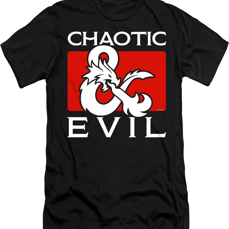 Chaotic Evil Dungeons & Dragons T-Shirt