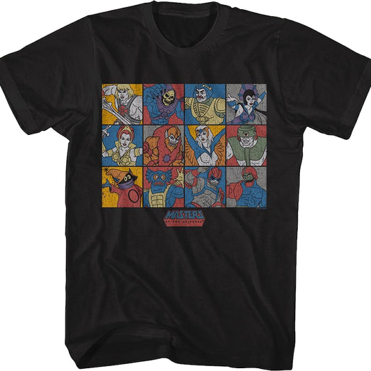 Character Panels Masters of the Universe T-Shirt