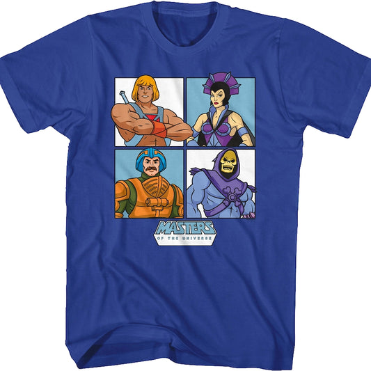 Character Squares Masters of the Universe T-Shirt