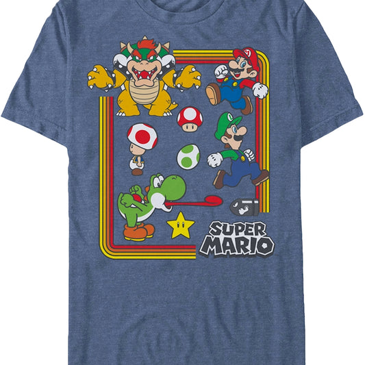 Characters Super Mario Bros. T-Shirt