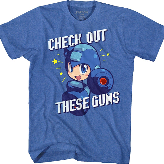Check Out These Guns Mega Man T-Shirt