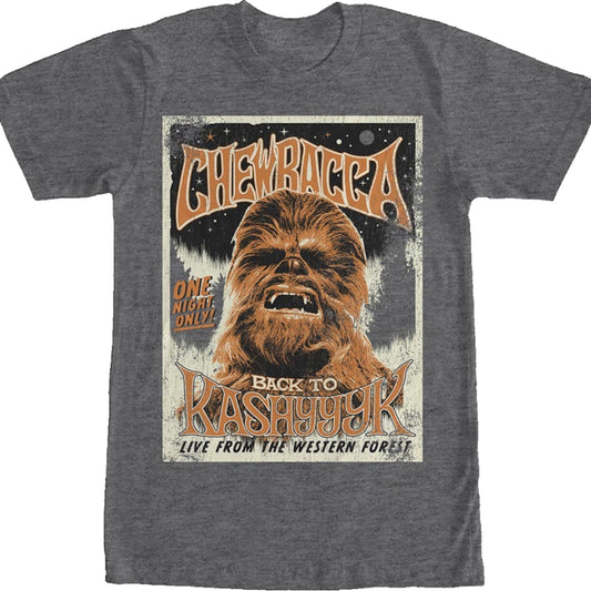 Chewbacca Back To Kashyyyk Star Wars T-Shirt