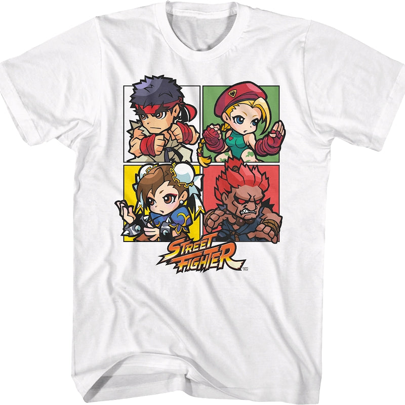 Chibi Boxes Street Fighter T-Shirt